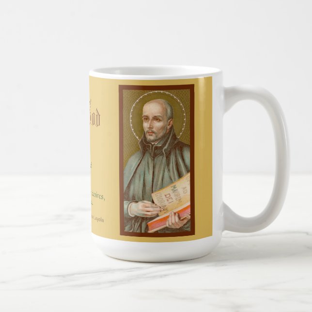 St. Ignatius Loyola (JM 27; Zitat) Tasse des Kaffe (Rechts)
