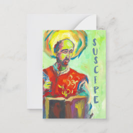 St. Ignatius of Loyola card Mitteilungskarte