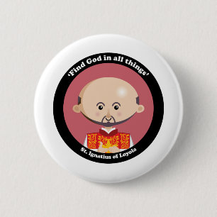 St. Ignatius von Loyola Button