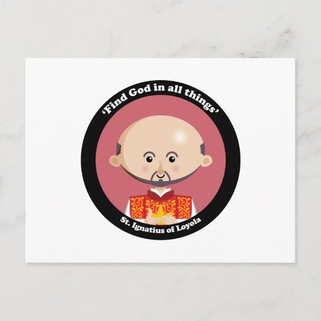St. Ignatius von Loyola Postkarte (Vorderseite)
