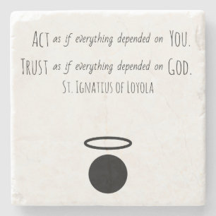 St. Ignatius von Loyola Quote Untersetzer
