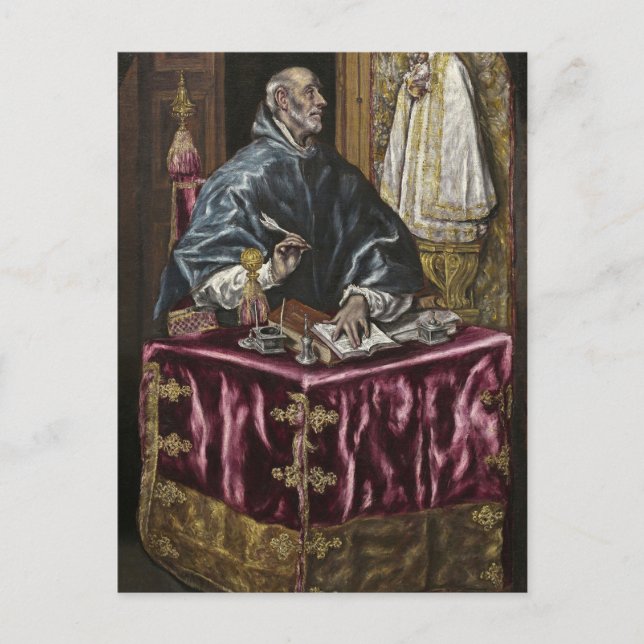 St. Ildefonso von El Greco Postkarte (Vorderseite)