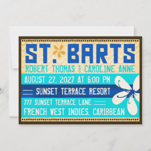 ST. Invitation de destination BARTS