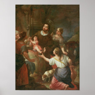 St. Isidore und das Wunder am Brunnen Poster
