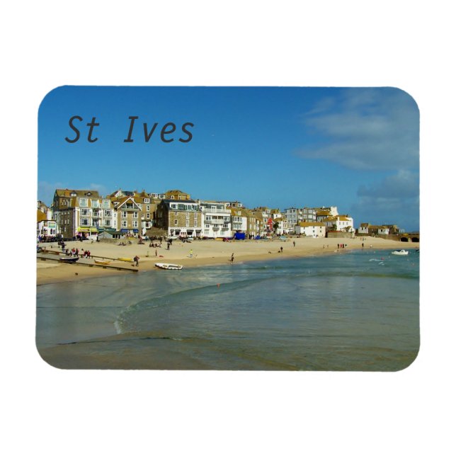 St Ives Cornwall England Foto Magnet (Horizontal)