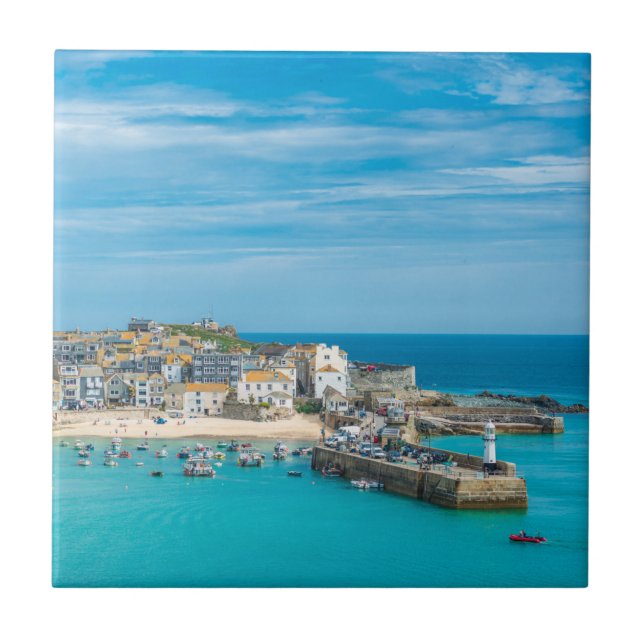 St. Ives Cornwall England, Vereinigtes Königreich  Fliese (Vorderseite)