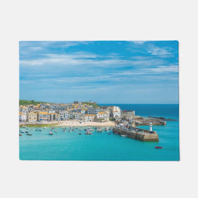 St. Ives Cornwall England, Vereinigtes Königreich  Fußmatte (Vorderseite)