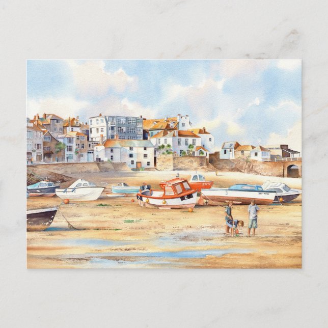 St. Ives, Cornwall Postkarte (Vorderseite)