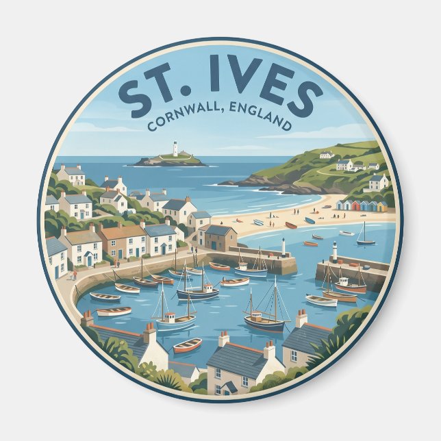 St. Ives England Magnet (Vorne)