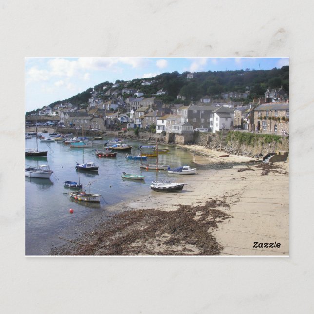 St Ives Harbour Cornwall Vereinigtes Königreich Postkarte (Rückseite)