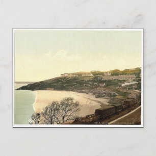St. Ives, Porthminster Beach, Cornwall, England cl Postkarte