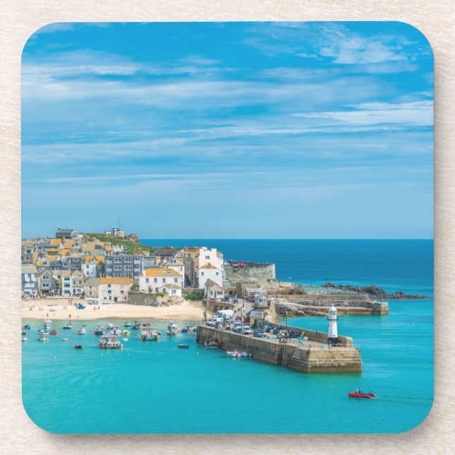 St Ives-Silhouette Getränkeuntersetzer (Vorderseite)