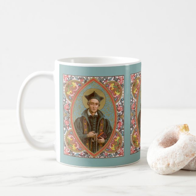 St. Ivo de Kermartin (BK 015) Café Mug 3 (Avec donut)