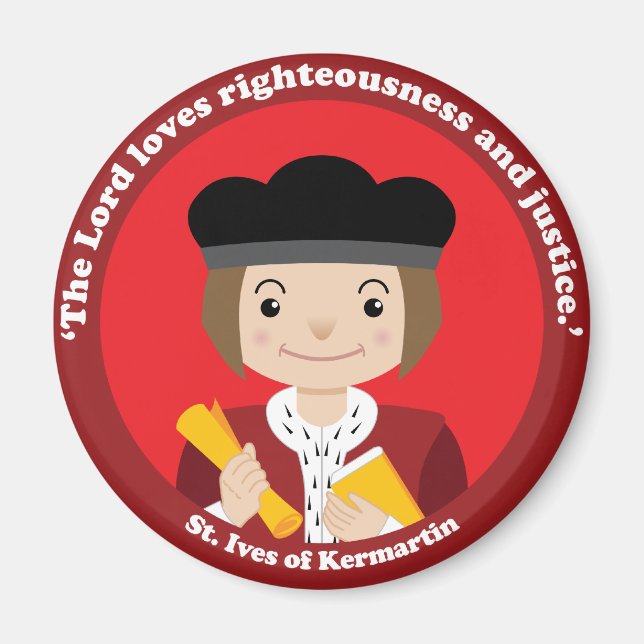 St. Ivo Kermatin Magnet (Vorne)