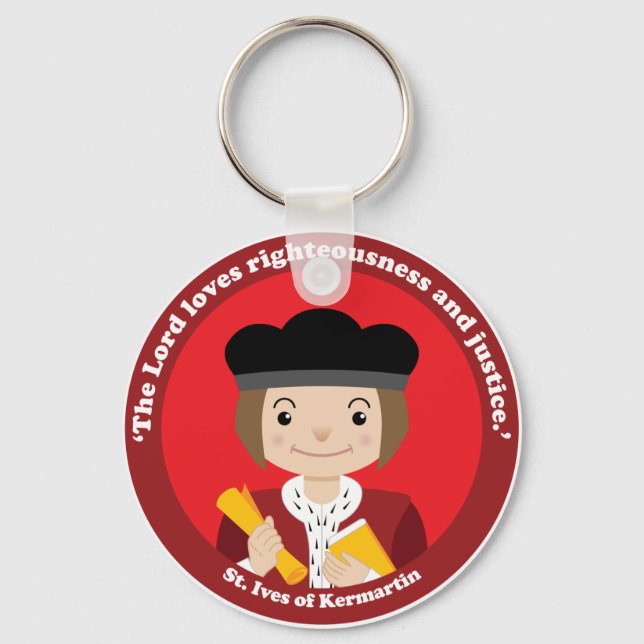 St. Ivo Kermatin Schlüsselanhänger (Vorderseite)
