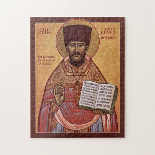 St. Jacob von Alaska Orthodoxe christliche Ikone