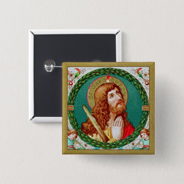 St. Jakobus der Jüngere (JMAS 05) Button (Vorne & Hinten)