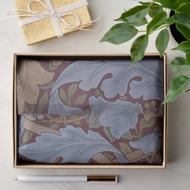 St. James Acanthus Leaf Pattern by William Morris Seidenpapier (Geschenk)