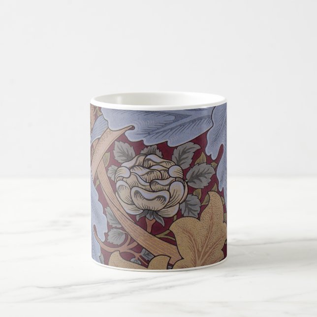 St. James Acanthus Leaf Pattern von William Morris Kaffeetasse (Mittel)