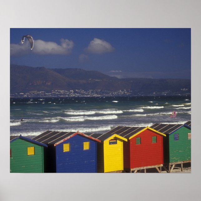 St. James Bay Bathing Boxes, in der Nähe von Capet Poster (Vorne)