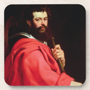 St James der Apostel, c.1612-13 (Öl auf Platte) Getränkeuntersetzer