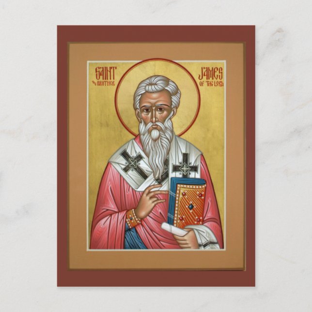 St. James, frère de la carte de prière du Seigneur (Devant)