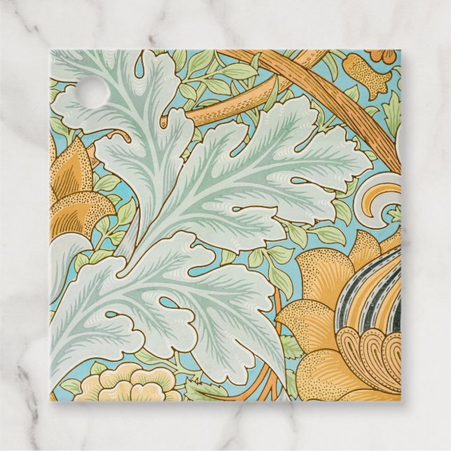 St James Pattern (von William Morris) Geschenkanhänger (Vorderseite)