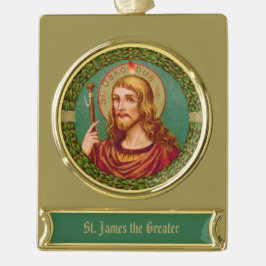 St. James the Greater (JMAS 04) Banner-Ornament Gold