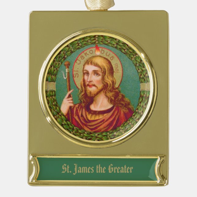 St. James the Greater (JMAS 04) Banner-Ornament Gold (Vorderseite)