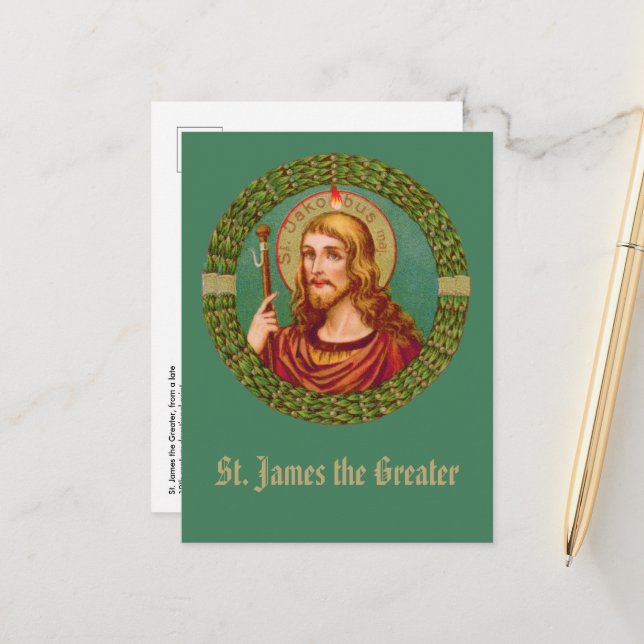 St. James the Greater (JMAS 04) Postkarte (Vorderseite/Rückseite Beispiel)