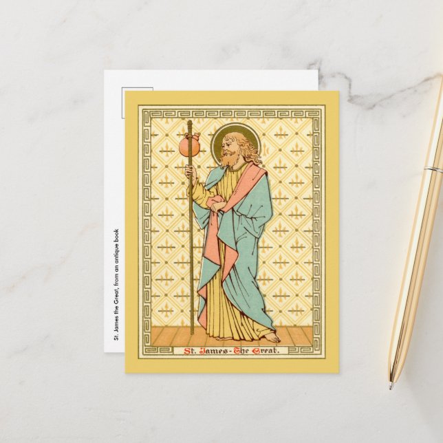 St. James the Greater (RLS 05) Postcard Postkarte (Vorderseite/Rückseite Beispiel)
