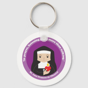 St. Jane Frances de Chantal Schlüsselanhänger