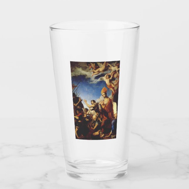 St. Januarius Bischof von Benevento Glas (Vorderseite)