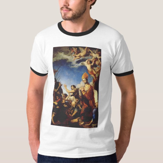St. Januarius Bischof von Benevento T-Shirt (Vorderseite)