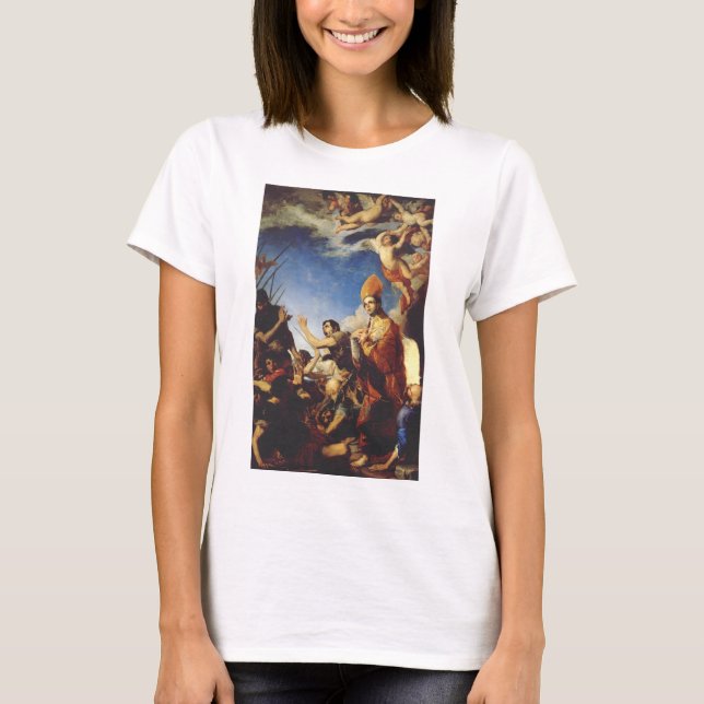 St. Januarius Bischof von Benevento T-Shirt (Vorderseite)