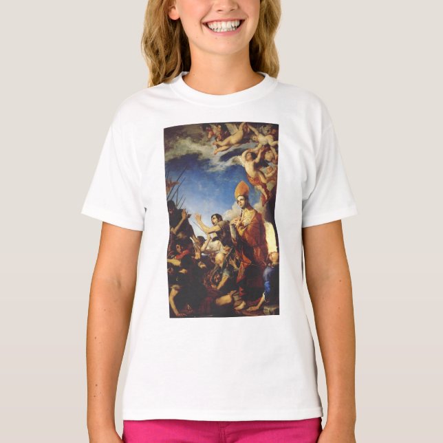 St. Januarius Bischof von Benevento T-Shirt (Vorderseite)