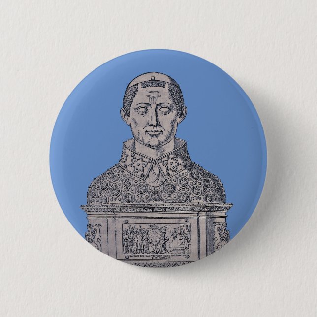 St. Januarius von Benevento Bischof und Märtyrer Button (Vorderseite)
