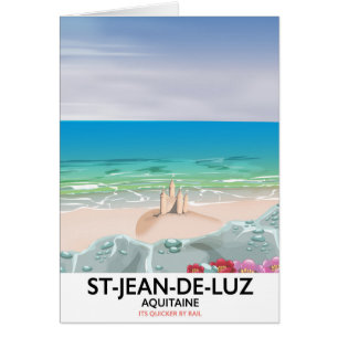 St-Jean-de-Luz, Aquitaine Affiche de voyage