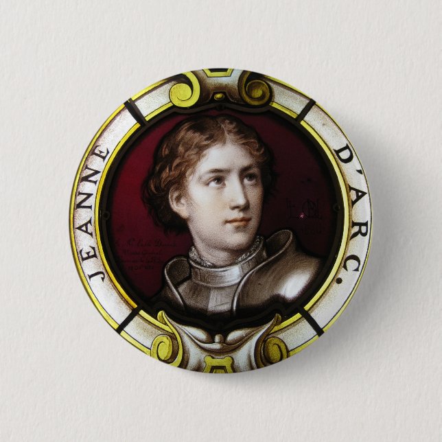 St. Jeanne d'Arc Button (Vorderseite)
