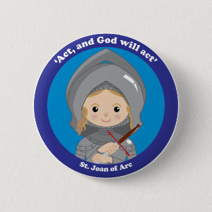 St. Jeanne d'Arc Button