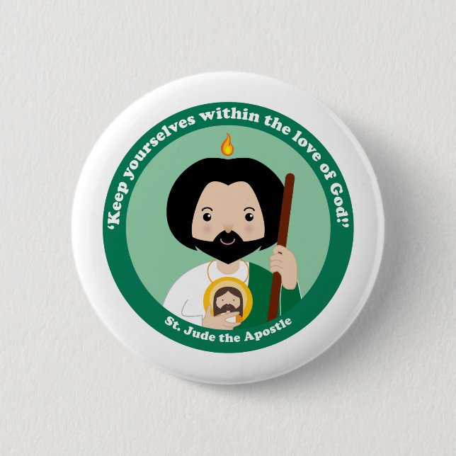 St. Jehuda der Apostel Button (Vorderseite)