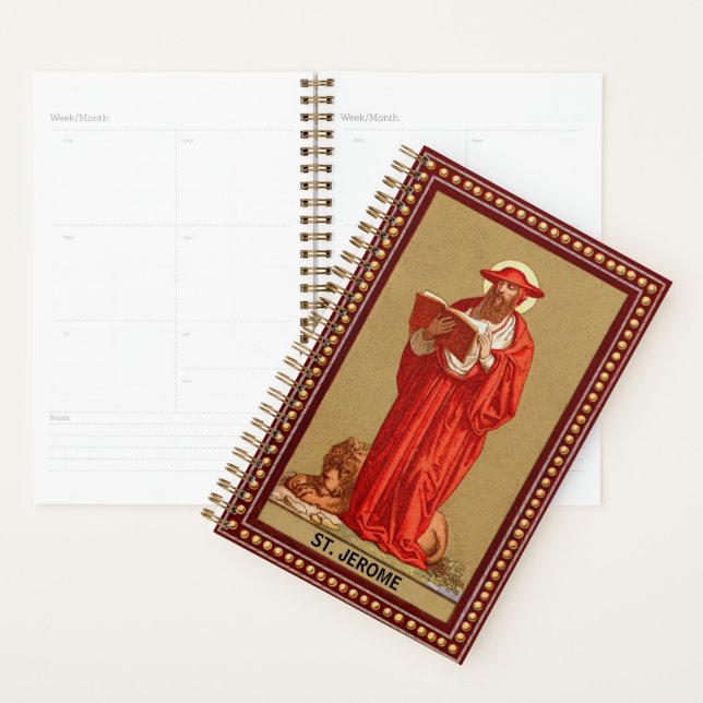 St. Jerome als Kardinal mit Löwen (P 004) Planer (Anzeige)