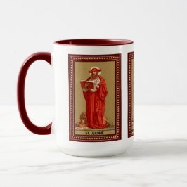 St. Jerome als Kardinal mit Löwen (P 004) Tasse