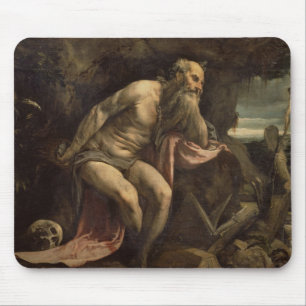 St Jerome, frühe 1560s (Öl auf Leinwand) Mousepad