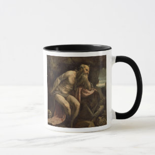 St Jerome, frühe 1560s (Öl auf Leinwand) Tasse