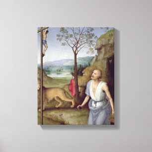 St Jerome in der Wüste, c.1499-1502 Leinwanddruck