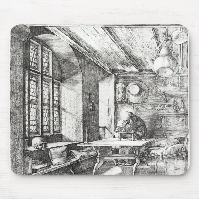 St Jerome in seiner Studie, 1514 Mousepad (Vorne)