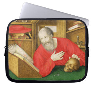 St Jerome in seiner Studie, 1650 (bodycolour und Laptopschutzhülle