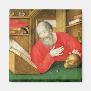 St Jerome in seiner Studie, 1650 (bodycolour und Magnet