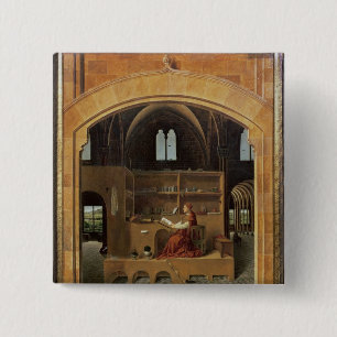St Jerome in seiner Studie, c.1475 Button
